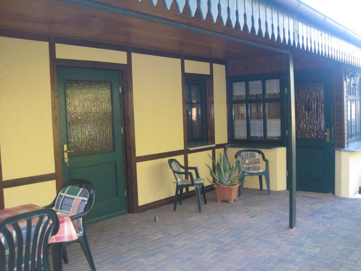 Pension Zum weißen Hirsch Reitwein Exterior foto