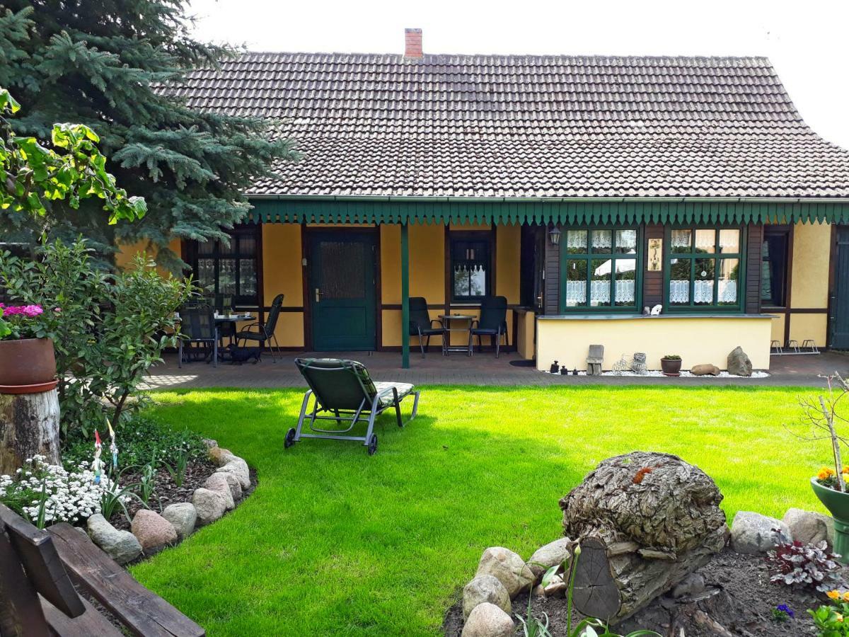 Pension Zum weißen Hirsch Reitwein Exterior foto