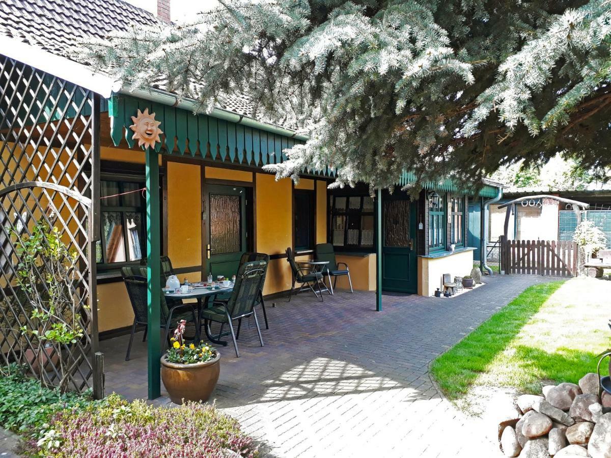 Pension Zum weißen Hirsch Reitwein Exterior foto