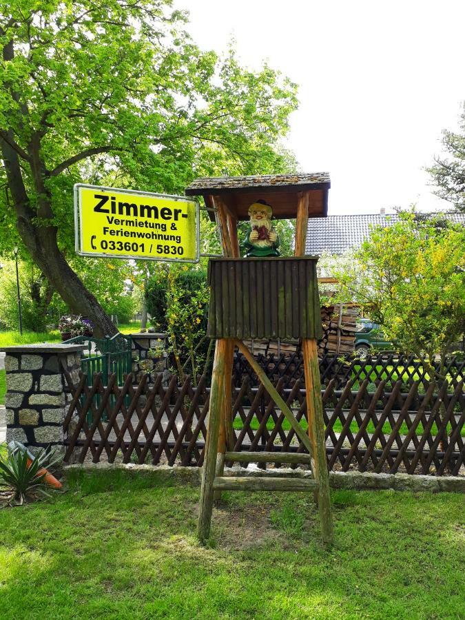 Pension Zum weißen Hirsch Reitwein Exterior foto